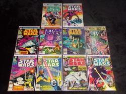 Star Wars 34 37 41 45 46 49 51 55 56 58 Newsstand Lot 1977 Marvel Comics