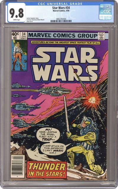 Star Wars #34 Cgc 9.8 1980 3882292004
