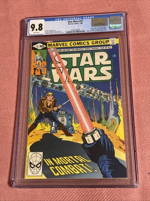 Star Wars #37, Cgc 9.8, White Pages, Vader Vs. Luke, Marvel 1980