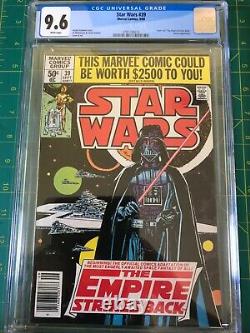 Star Wars #39 CGC 9.6 1980 White Pages Newsstand