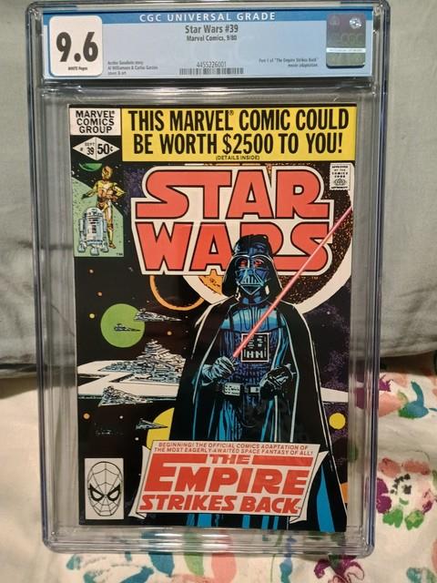 Star Wars #39 Cgc 9.6 Sept 1980 4455226001 1st Darth Vader In Comics White Pages