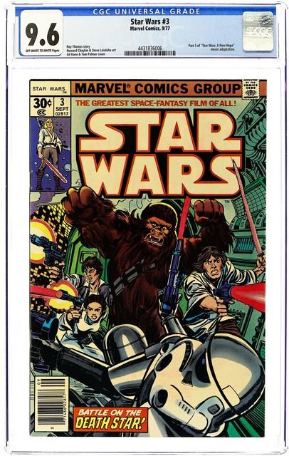 Star Wars #3 1st Printing Cgc 9.6 1977 4431836006