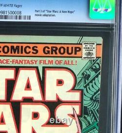Star Wars #3 CGC 9.6 35 CENT PRICE VARIANT ULTRA RARE! Marvel Comic 1977