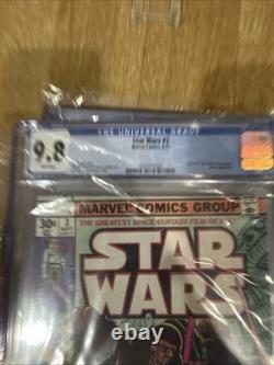 Star Wars #3 CGC 9.8 (1977) Part 3 A New Hope Movie Adaptation Marvel Comic