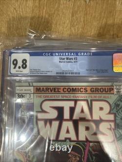 Star Wars #3 CGC 9.8 (1977) Part 3 A New Hope Movie Adaptation Marvel Comic