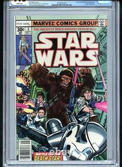 Star Wars #3 CGC 9.8 White Pages Marvel 1977 1st Print