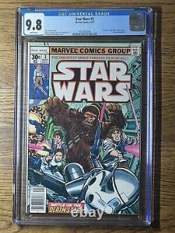 Star Wars #3 (Marvel) CGC 9.8 White Pages 1977