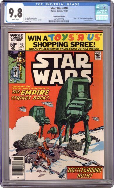 Star Wars #40n Cgc 9.8 Newsstand 1980 4404880004