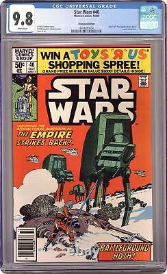 Star Wars #40N CGC 9.8 Newsstand 1980 4404880004