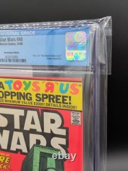Star Wars #40 CGC 9.8 Empire Strikes Back 1980 White Pgs Newsstand Edition