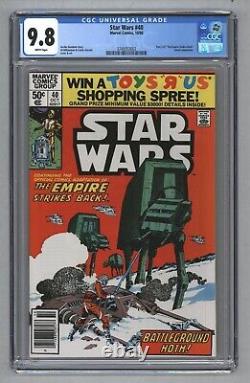 Star Wars #40 Newsstand Variant 1st Rogue Squadron White Pages 1980 CGC 9.8
