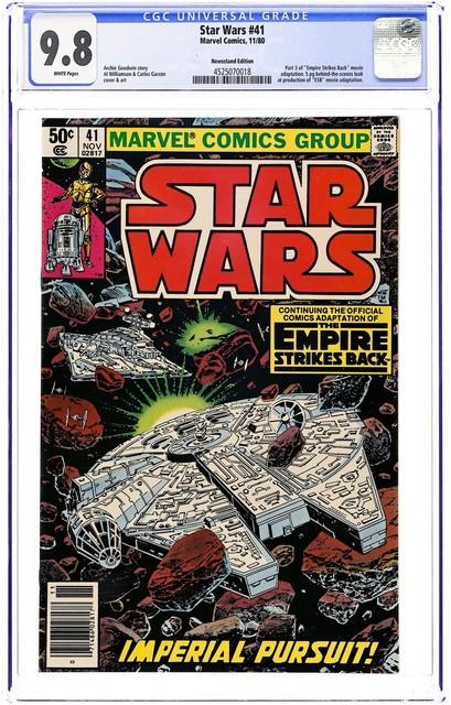Star Wars #41n Cgc 9.8 Newsstand 1980 4525070018