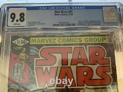 Star Wars 41 Cgc 9.8 1st App Of Yoda! White Pages! Obi Won Kenobi Spec