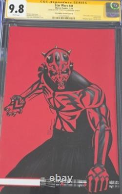 Star Wars 41 Cgc 9.8 Signed By John Tyler Christopher Darth Maul 2024
