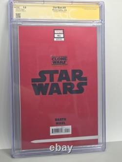 Star Wars 41 Cgc 9.8 Signed By John Tyler Christopher Darth Maul 2024