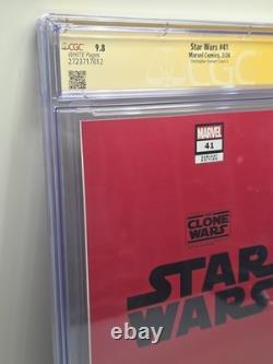 Star Wars 41 Cgc 9.8 Signed By John Tyler Christopher Darth Maul 2024