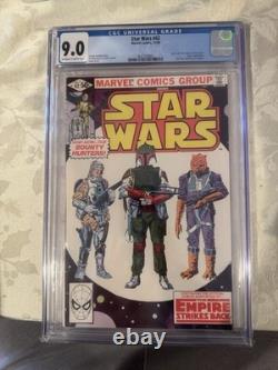 Star Wars #42N Newsstand Variant CGC 9.0 1980 3892794023 1st comic Boba Fett