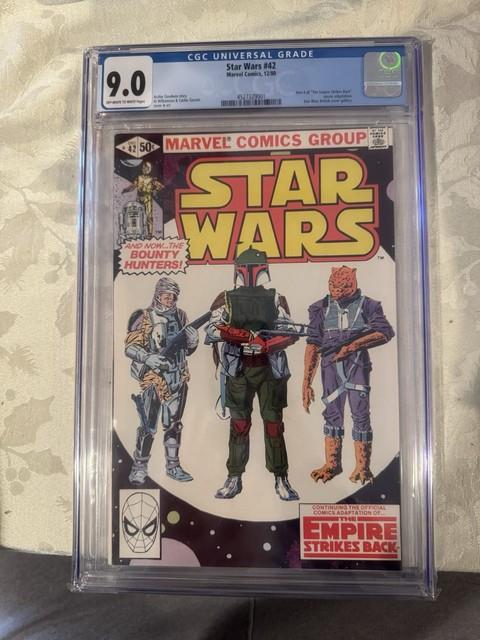 Star Wars #42n Newsstand Variant Cgc 9.0 1980 3892794023 1st Comic Boba Fett