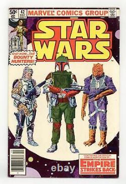 Star Wars #42N Newsstand Variant GD+ 2.5 1980 1st comic app. Boba Fett