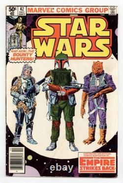 Star Wars #42N Newsstand Variant GD+ 2.5 1980 1st comic app. Boba Fett