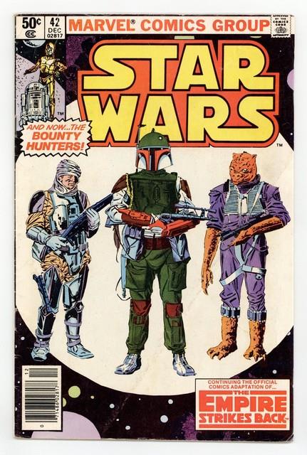 Star Wars #42n Newsstand Variant Gd+ 2.5 1980 1st Comic App. Boba Fett