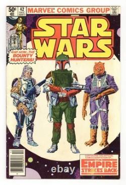Star Wars #42N Newsstand Variant GD/VG 3.0 1980 1st comic app. Boba Fett