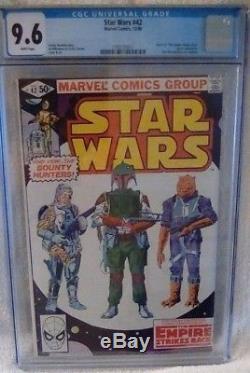 Star Wars #42 (12/80) Cgc 9.6 Wp Key 1st Boba Fett In Comics