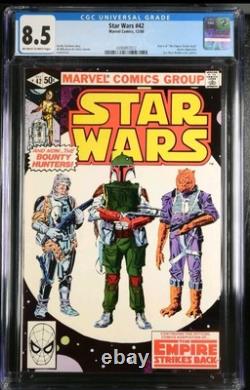 Star Wars #42 1980 CGC 8.5 1st Appearance Of Boba Fett Star Wars #42 1980 CGC 8.5 1st Appearance Of Boba Fett