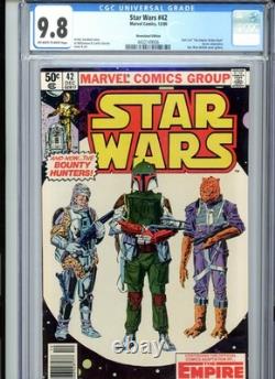 Star Wars #42 1980 Marvel CGC 9.8 OWithWhite Newsstand Edition Star Wars #42 1980 Marvel CGC 9.8 OWithWhite Newsstand Edition