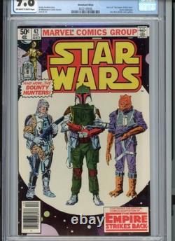 Star Wars #42 1980 Marvel CGC 9.8 OWithWhite Newsstand Edition Star Wars #42 1980 Marvel CGC 9.8 OWithWhite Newsstand Edition