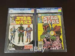 Star Wars #42 / #68 CGC 9.6 WHITE NEWSSTAND 1st & 2nd App Boba Fett 1980 1983