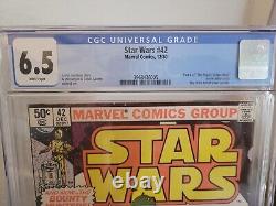 Star Wars #42, CGC6.5, 1st app. Boba Fett in standard comics, 1st full app. Yoda Star Wars #42, CGC6.5, 1st app. Boba Fett in standard comics, 1st full app. Yoda