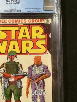 Star Wars #42 CGC 8.0 1st Boba Fett! Newstand