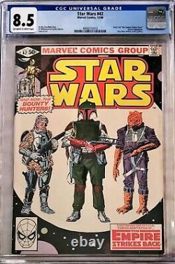 Star Wars #42 CGC 8.5 VF+ The Empire Strikes Back To be a Jedi 1980