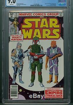 Star Wars 42 CGC 9.0 1st Boba Fett The Emperor Lord Vader Yoda Luke Skywalker