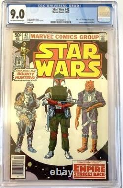 Star Wars#42 CGC 9.0 1st Bobba Fett NO AMERICAN CUSTOMERS
