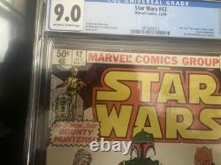 Star Wars#42 CGC 9.0 1st Bobba Fett NO AMERICAN CUSTOMERS