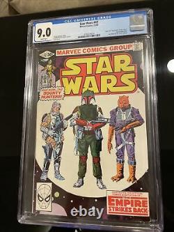 Star Wars # 42 CGC 9.0 (Marvel Comics 1980) 1st App of Boba Fett White Pages