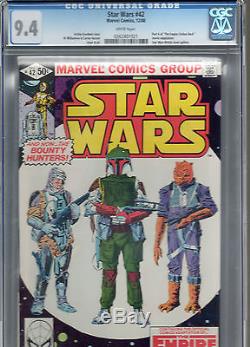 Star Wars #42 CGC 9.4 NM WHITE PAGES 1ST APP BOBA FETT! Huge Auction