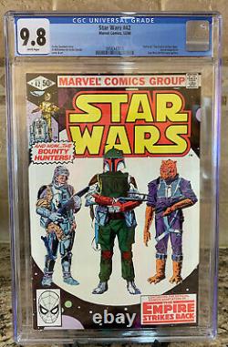 Star Wars #42 CGC 9.8 Book of Boba Fett 1st Full App Yoda White Pages 1977