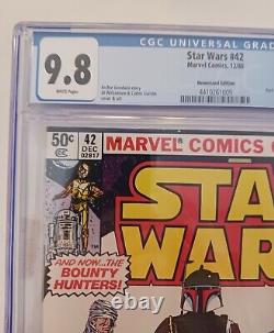 Star Wars #42 CGC 9.8 Empire Strikes Back pt. 4 (Newsstand Variant) 1st Boba Fett