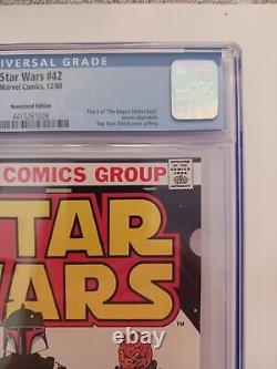 Star Wars #42 CGC 9.8 Empire Strikes Back pt. 4 (Newsstand Variant) 1st Boba Fett