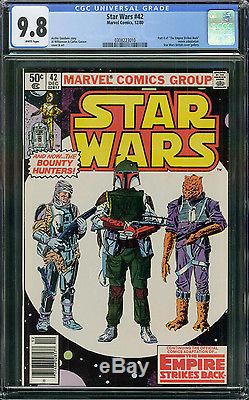 Star Wars #42 CGC 9.8 WP 1st Appearance of Boba Fett! Newsstand Edition