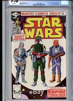 Star Wars #42 CGC 9.8 White Pages Bounty Hunters Boba Fett