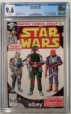 Star Wars #42 Cgc 9.6(dec 1980 Marvel)1st App. Of Boba Fettwhite Pages