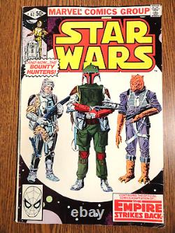 Star Wars #42 Key 1st Boba Fett Bounty Hunters Empire Strikes Back Mando Marvel