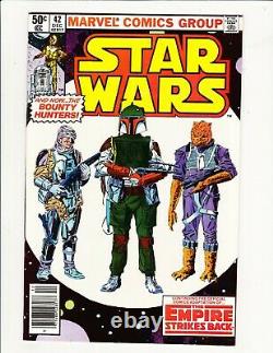 Star Wars #42 Marvel 1980 Newsstand 1st App Boba Fett Mandalorian Darth Sidious