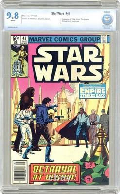 Star Wars #43N Newsstand Variant CBCS 9.8 1981 0009452-AA-020