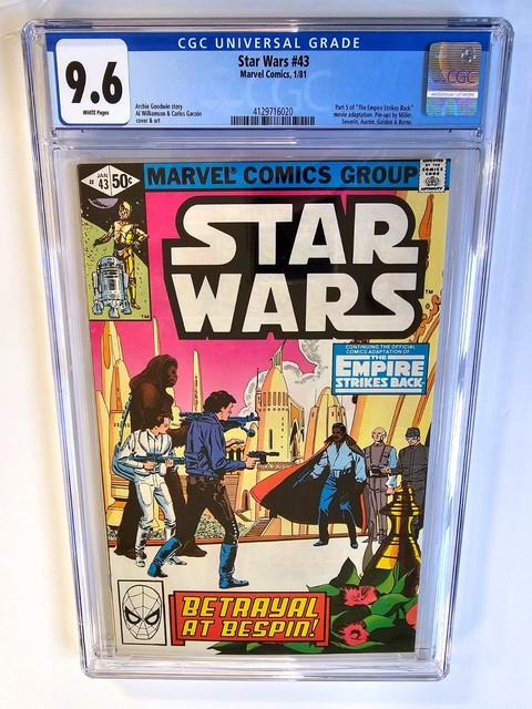 Star Wars #43 Cgc 9.6 1981 +++1st Appearance Lando Calrissian+++ Disney+ Series