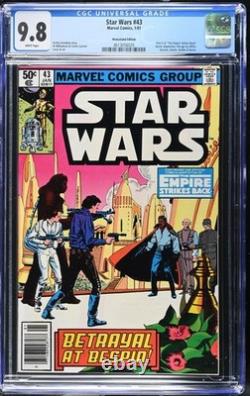 Star Wars #43 (Marvel 1981) CGC 9.8 1st Lando Calrissian Newsstand White Pages